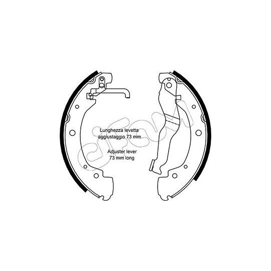 153-469 - Brake Shoe Set 