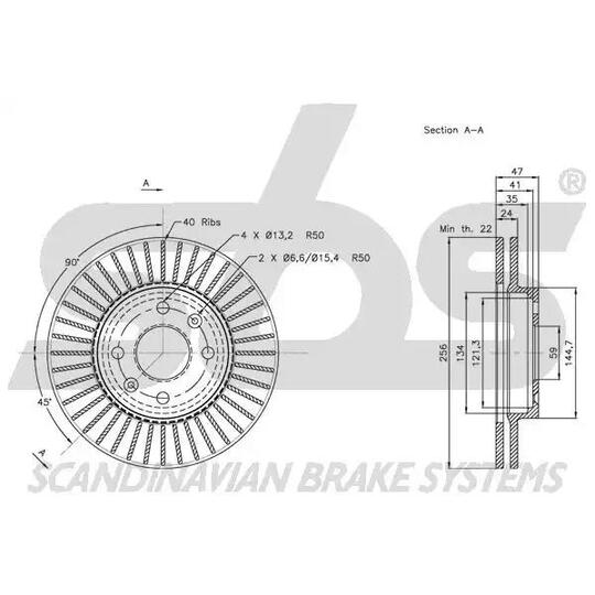 1815205012 - Brake Disc 