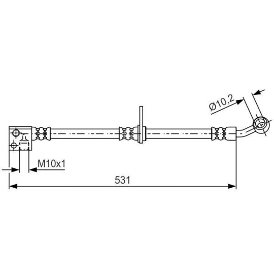 1 987 481 644 - Brake Hose 