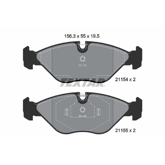 2115402 - Brake Pad Set, disc brake 