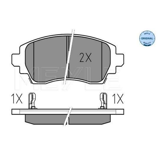 025 230 8818/W - Brake Pad Set, disc brake 