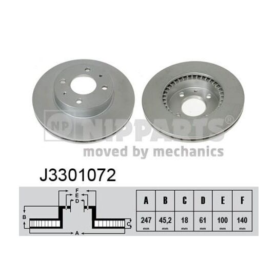 J3301072 - Brake Disc 