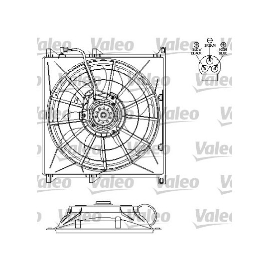 696123 - Electric Motor, radiator fan 