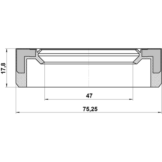 95BAY-49750818X - Seal, wheel hub 