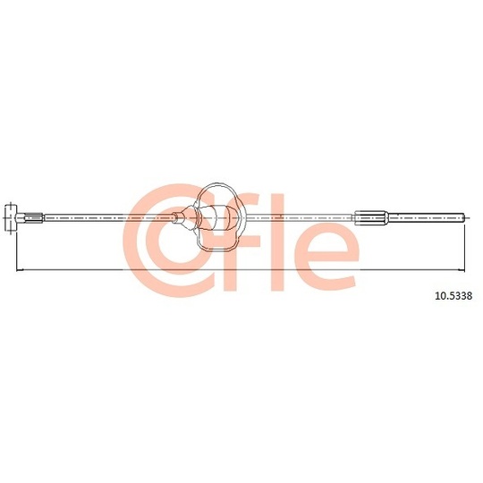 10.5338 - Cable, parking brake 