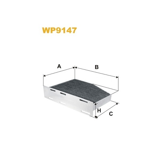 WP9147 - Filter, kupéventilation 