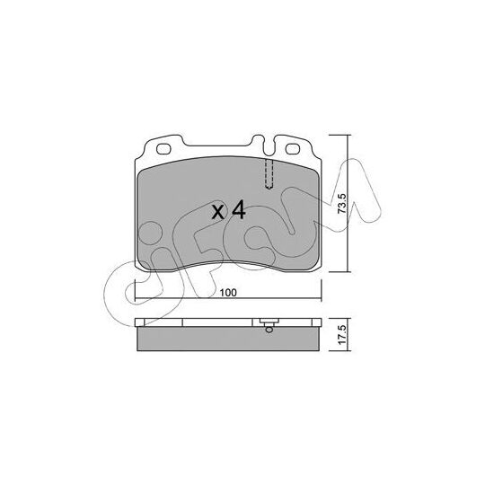 822-667-0 - Brake Pad Set, disc brake 