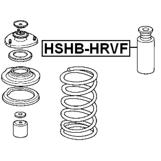 HSHB-HRVF - Kaitsemüts / kaitsekumm, amort 