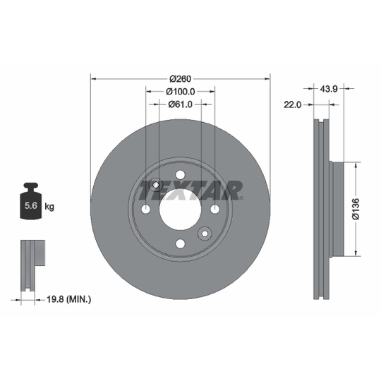 92119203 - Brake Disc 