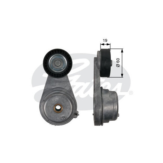 T39190 - Tensioner Pulley, v-ribbed belt 