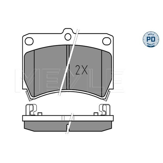 025 216 5415/PD - Brake Pad Set, disc brake 