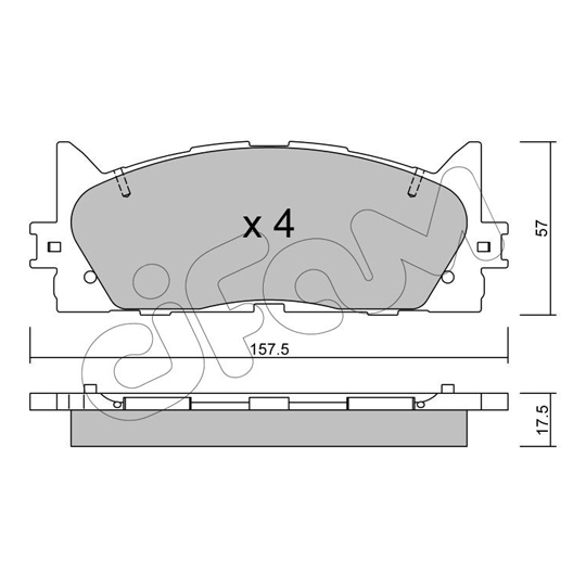 822-882-0 - Brake Pad Set, disc brake 