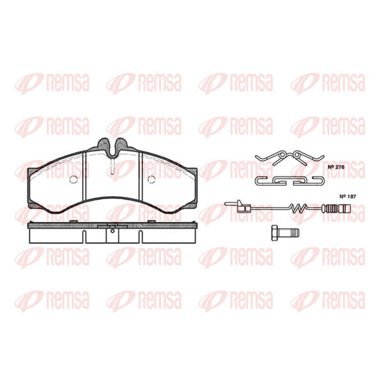 0614.02 - Brake Pad Set, disc brake 