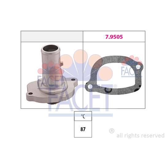 7.8124 - Thermostat, coolant 