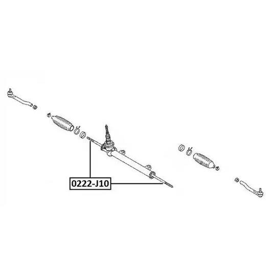 0222-J10 - Tie Rod Axle Joint 