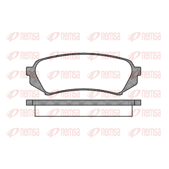 0706.00 - Brake Pad Set, disc brake 