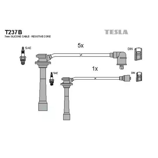 T237B - Süütesüsteemikomplekt 