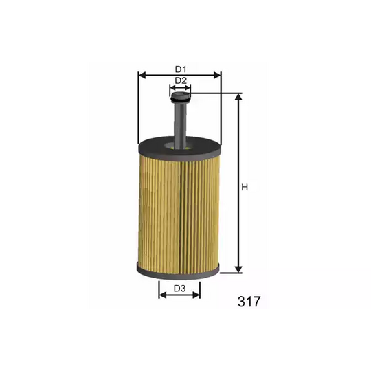 LM559 - Oil filter 