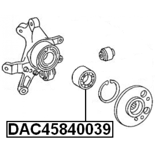DAC45840039 - Wheel Bearing 