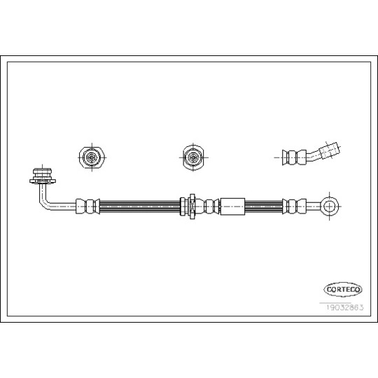 19032863 - Brake Hose 