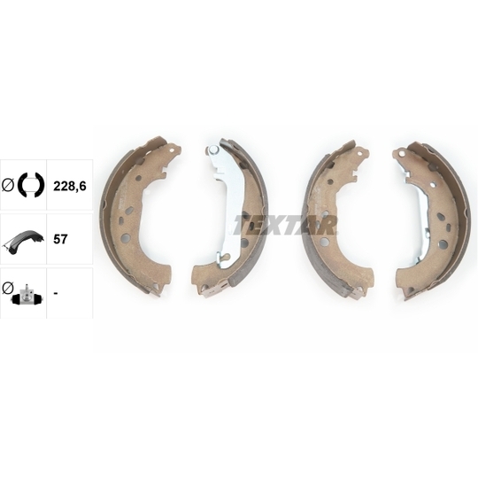 91061400 - Brake Shoe Set 