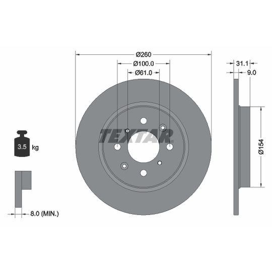 92234203 - Brake Disc 