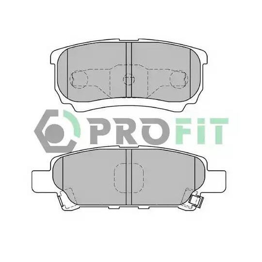 5000-1839 - Brake Pad Set, disc brake 