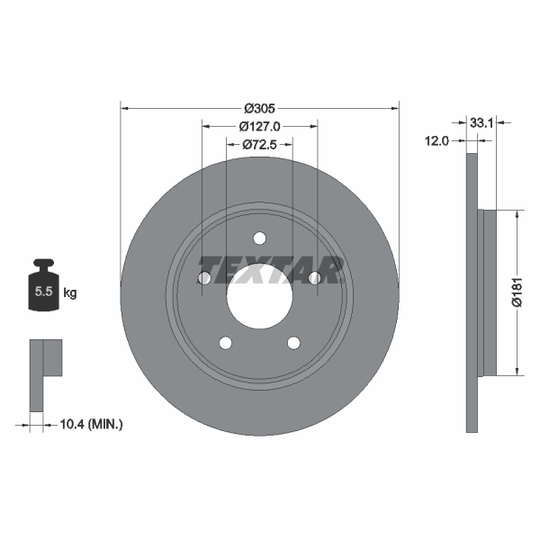 92181003 - Brake Disc 