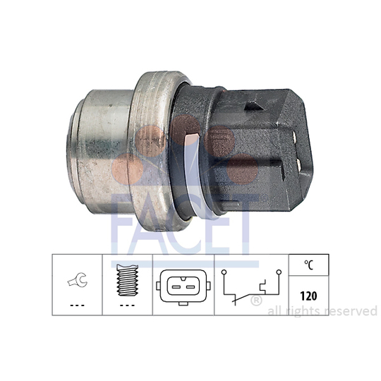 7.4074 - Temperature Switch, coolant warning lamp 