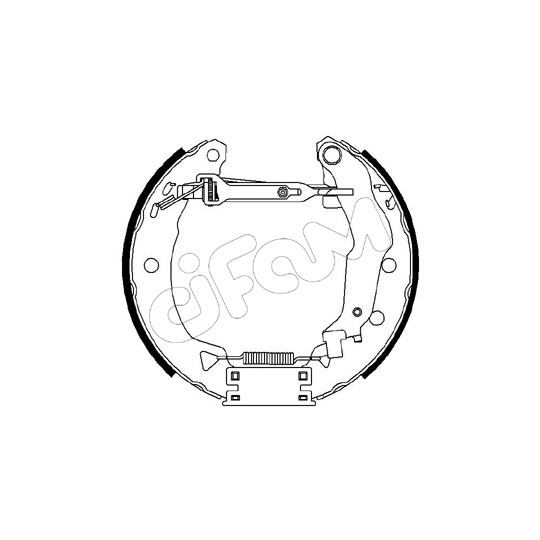 151-030 - Brake Shoe Set 