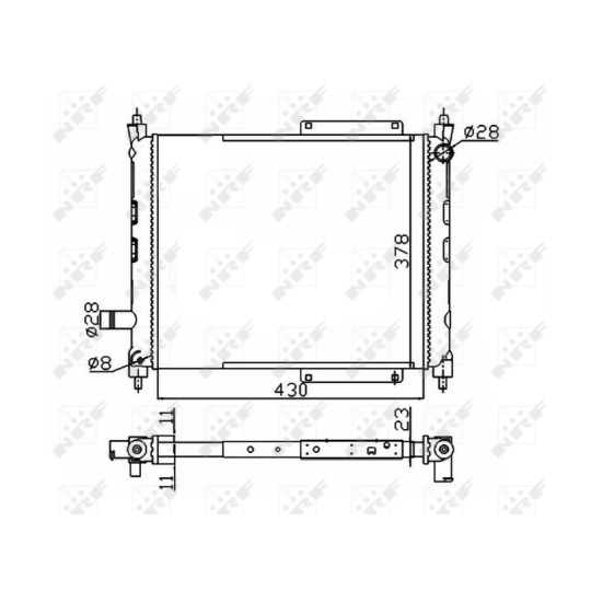 50128A - Radiator, engine cooling 