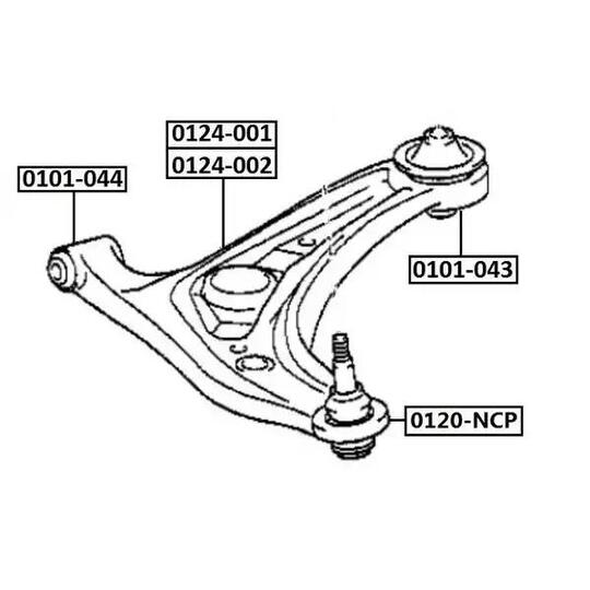 0120-NCP - Ball Joint 