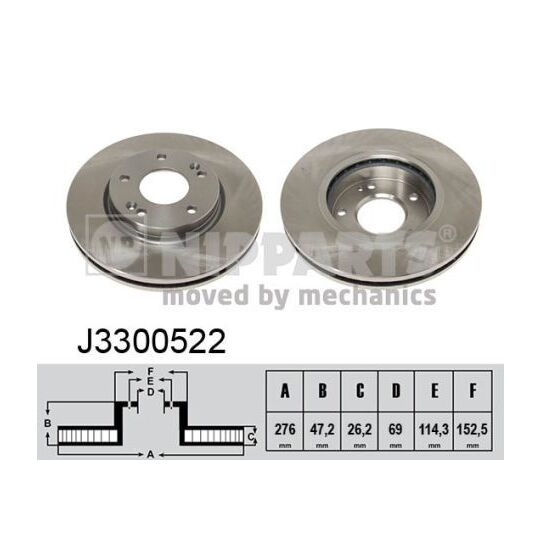 J3300522 - Brake Disc 