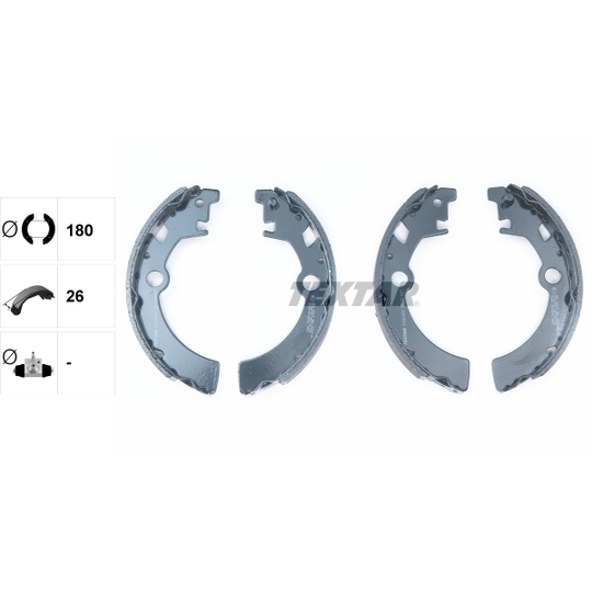 91051400 - Brake Shoe Set 