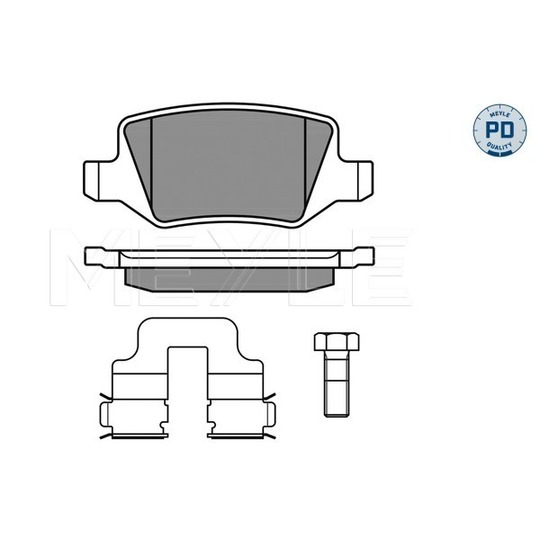 025 231 3814/PD - Brake Pad Set, disc brake 