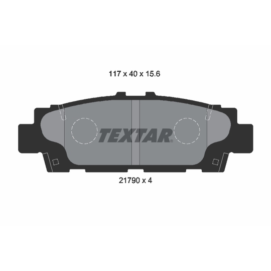 2179001 - Brake Pad Set, disc brake 