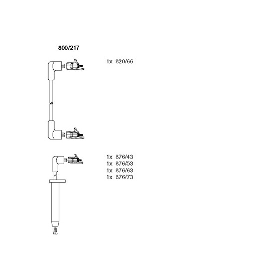 800/217 - Ignition Cable Kit 