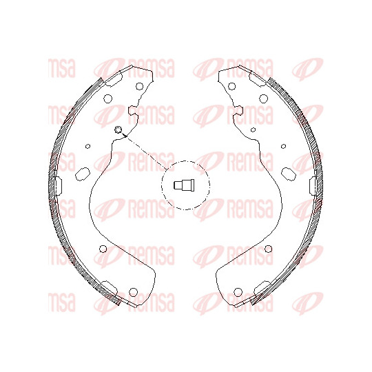 4175.00 - Brake Shoe Set 