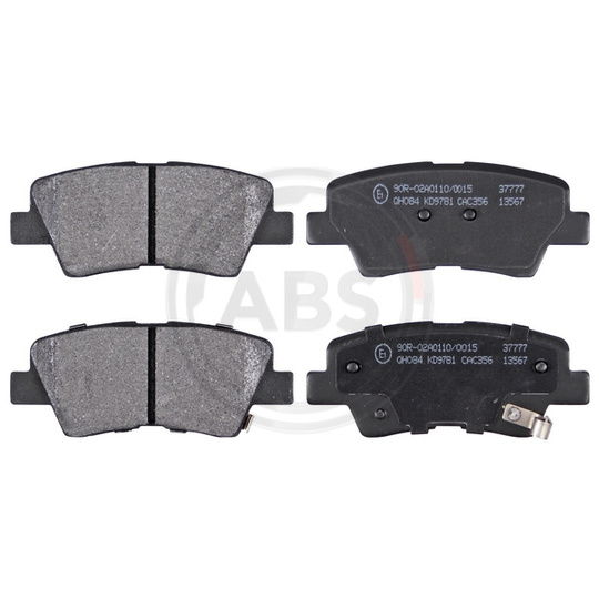 37777 - Brake Pad Set, disc brake 