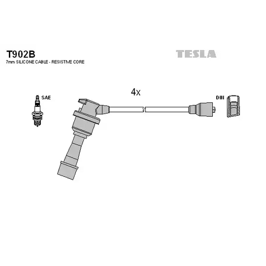 T902B - Ignition Cable Kit 