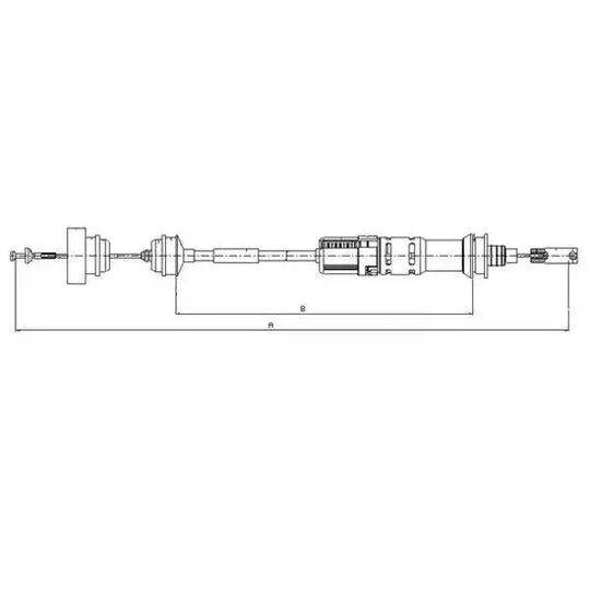 58011600 - Clutch Cable 