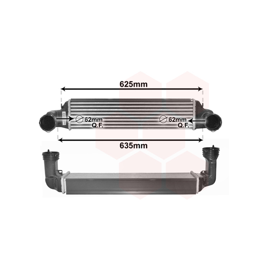 06004280 - Intercooler, charger 