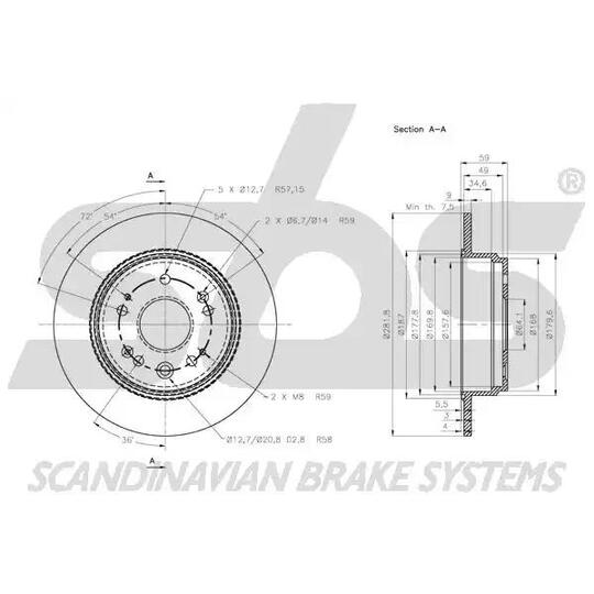 1815202644 - Brake Disc 