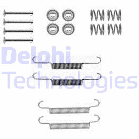 LY1377 - Accessory Kit, parking brake shoes 