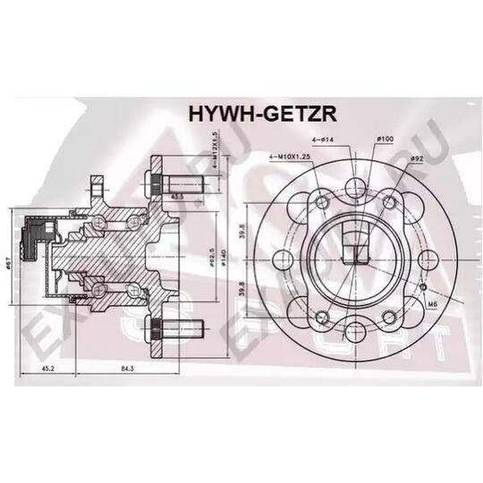 HYWH-GETZR - Wheel hub 