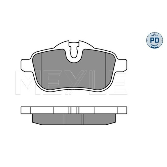 025 245 5918/PD - Brake Pad Set, disc brake 