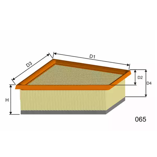 P133A - Air filter 