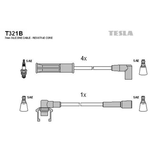 T321B - Ignition Cable Kit 