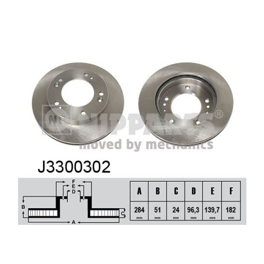 J3300302 - Brake Disc 