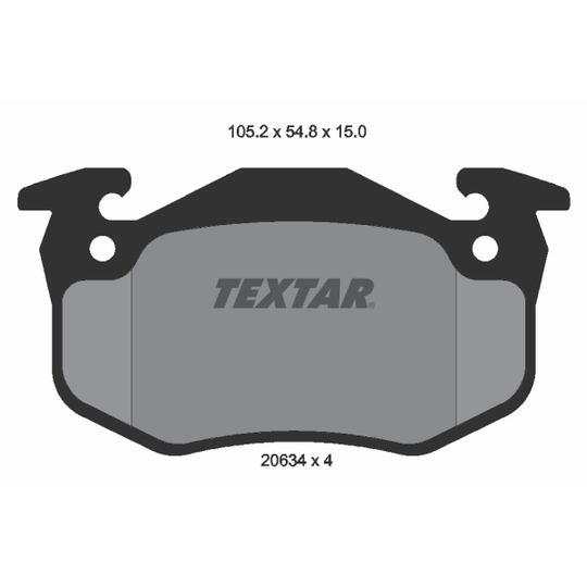 2063402 - Brake Pad Set, disc brake 